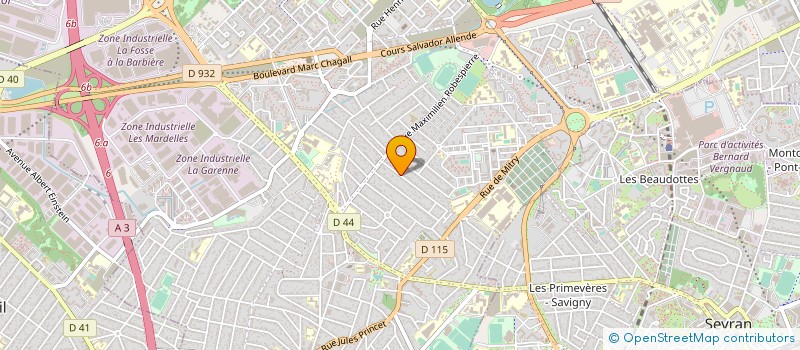 localisation de l'entreprise MALAK TRANSPORT à AULNAY-SOUS-BOIS
