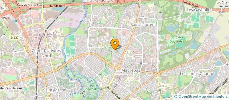 localisation de l'entreprise MALAKA à RENNES