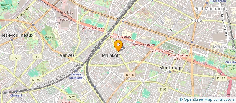 localisation de l'entreprise MALAKIMMO  MALAKOFF