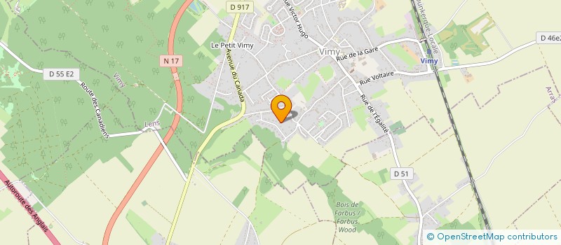 localisation de l'entreprise MALAKOFF PATRIMOINE à VIMY