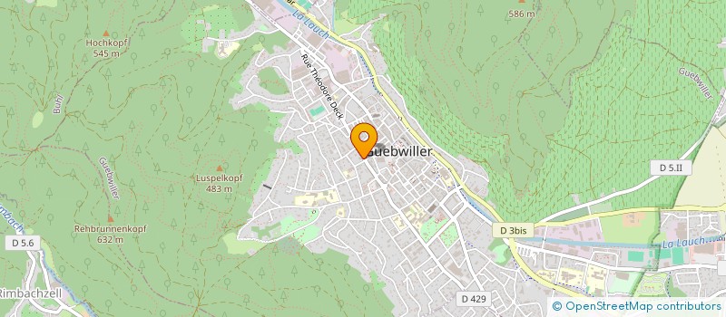 localisation de l'entreprise MALAMOCCO  GUEBWILLER