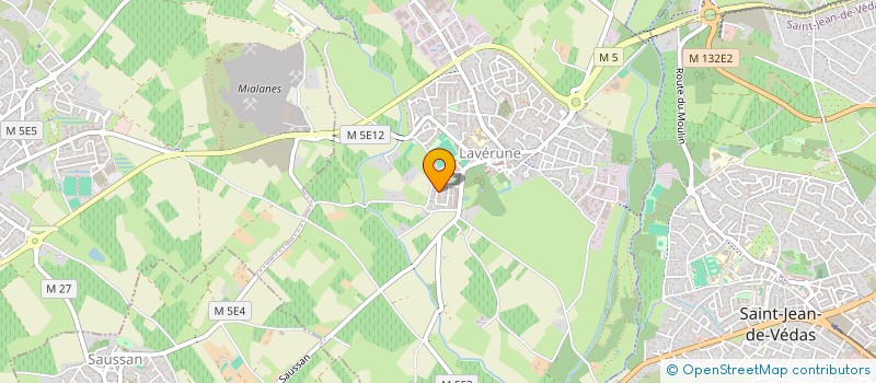 localisation de l'entreprise MALAMORT  LAVERUNE