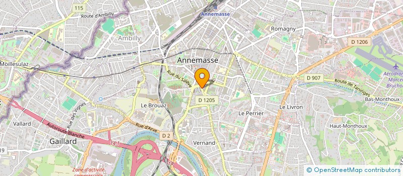 localisation de l'entreprise MALAN à ANNEMASSE