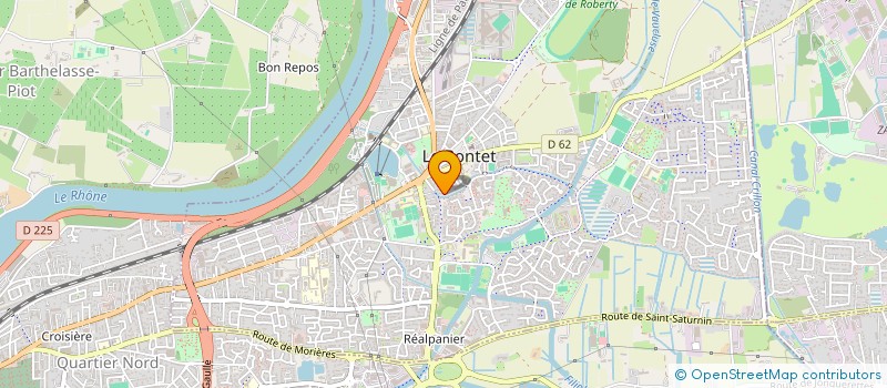 localisation de l'entreprise MALAN  LE PONTET