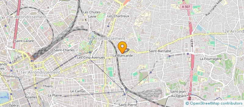 localisation de l'entreprise MALAN-PERRET. à MARSEILLE