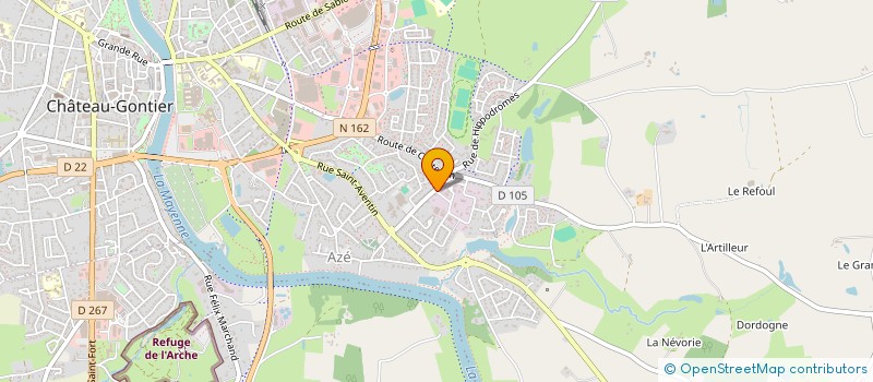 localisation de l'entreprise MALANA  CHATEAU-GONTIER-SUR-MAYENNE