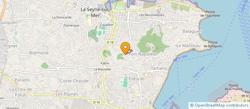 localisation de l'entreprise MALANADA à LA SEYNE-SUR-MER