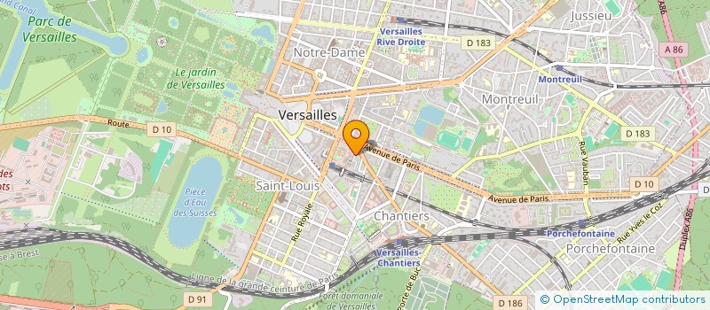 localisation de l'entreprise MALANCA à VERSAILLES