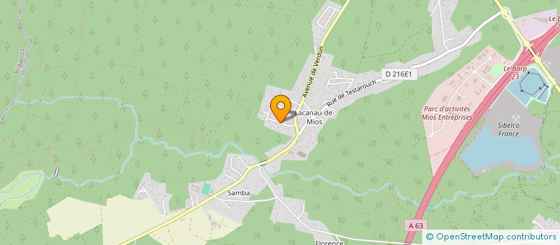 localisation de l'entreprise MALANDIT à MIOS