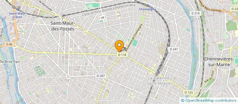 localisation de l'entreprise MALANE CONSEIL à SAINT-MAUR-DES-FOSSES