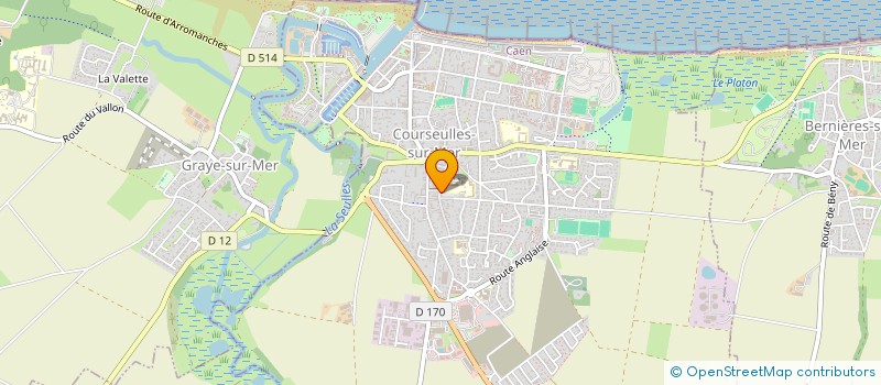 localisation de l'entreprise MALANGA à COURSEULLES-SUR-MER