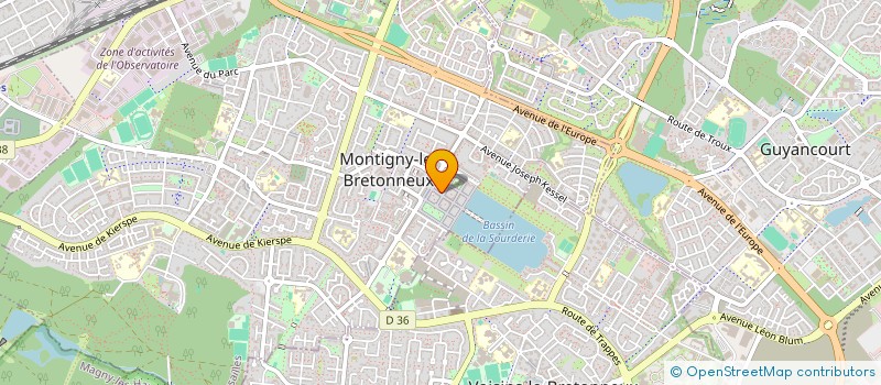 localisation de l'entreprise MALANGE à MONTIGNY-LE-BRETONNEUX