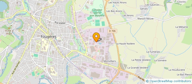 localisation de l'entreprise MALANI  FOUGERES