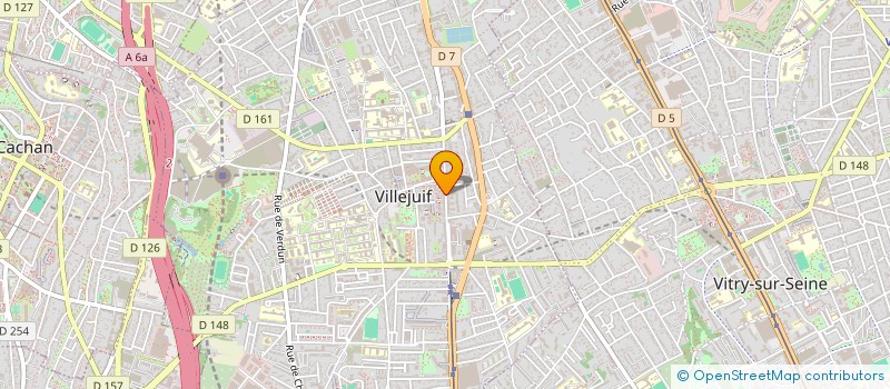 localisation de l'entreprise MALAR à VILLEJUIF
