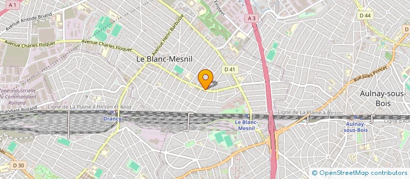 localisation de l'entreprise MALAR IMMO à LE BLANC-MESNIL