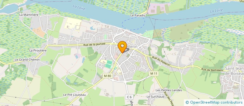 localisation de l'entreprise MALARD INVEST  LE PELLERIN