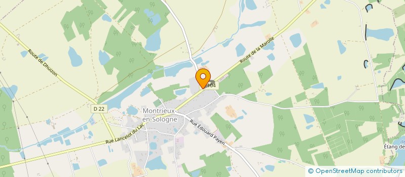 localisation de l'entreprise MALARD NCC LES TROIS FRERES  MONTRIEUX-EN-SOLOGNE