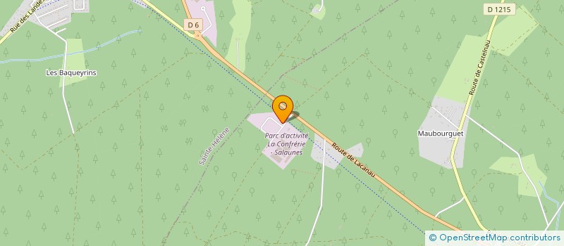 localisation de l'entreprise MALARDIER COUVERTURE ZINGUERIE  SALAUNES