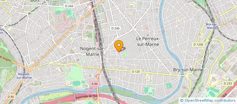 localisation de l'entreprise MALARET VINS DISTRIBUTION à LE PERREUX-SUR-MARNE