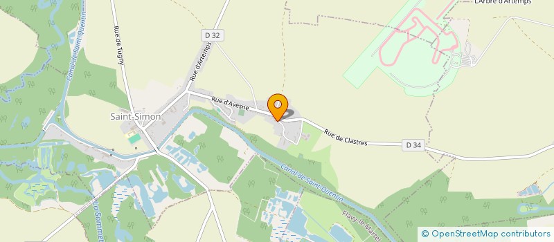 localisation de l'entreprise MALARINE  SAINT-SIMON