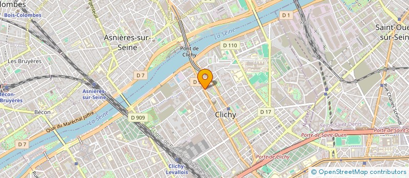 localisation de l'entreprise MALARR ALIMENTATION à CLICHY
