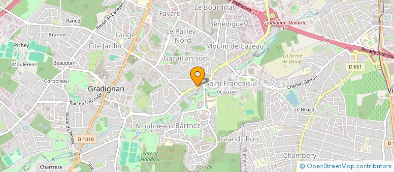 localisation de l'entreprise MALARTISTIQUE  GRADIGNAN