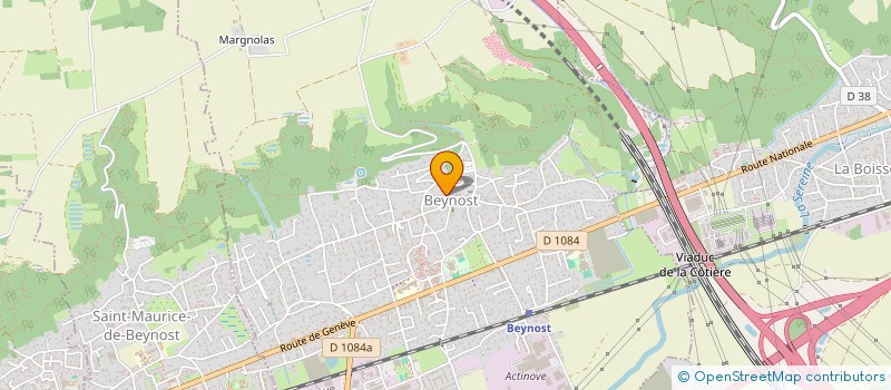 localisation de l'entreprise MALASAN  BEYNOST