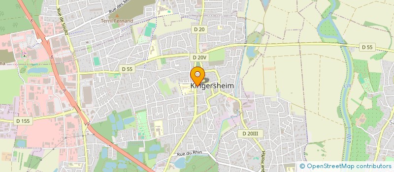 localisation de l'entreprise MALASSA  KINGERSHEIM