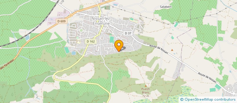 localisation de l'entreprise MALASSAGNE IMMO  NISSAN-LEZ-ENSERUNE