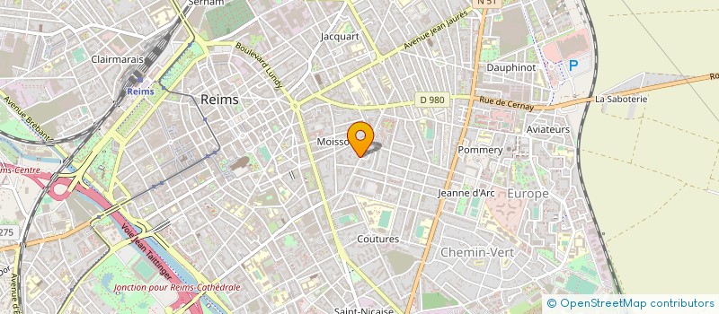 localisation de l'entreprise MALASSISE COMMUNICATION  REIMS