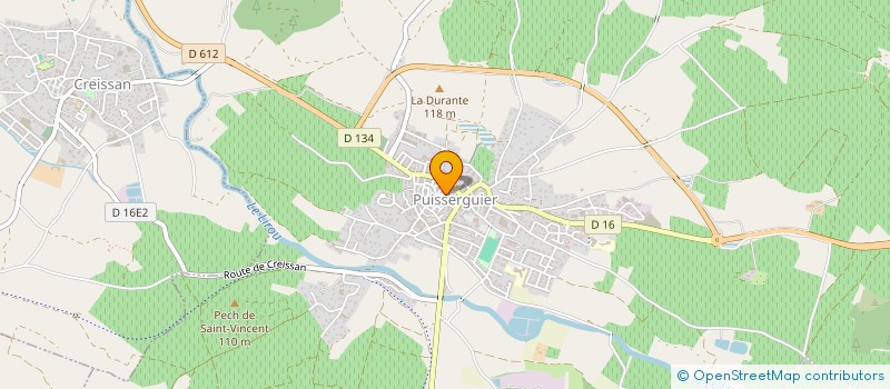 localisation de l'entreprise MALATERRE  PUISSERGUIER