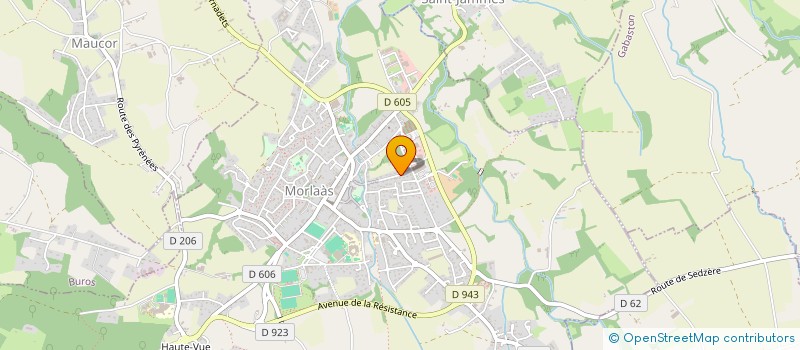 localisation de l'entreprise MALATERRE  MORLAAS