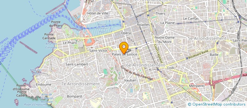 localisation de l'entreprise MALATERRE AVOCAT  MARSEILLE