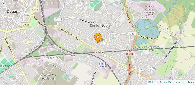 localisation de l'entreprise MALAU  SIN-LE-NOBLE