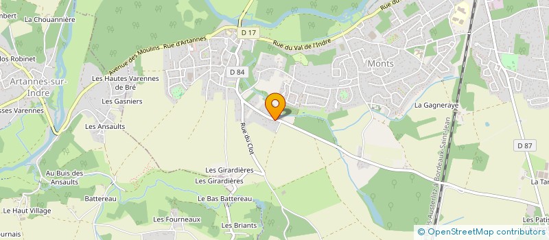 localisation de l'entreprise MALAU  MONTS