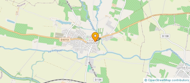 localisation de l'entreprise MALAU  ALZONNE