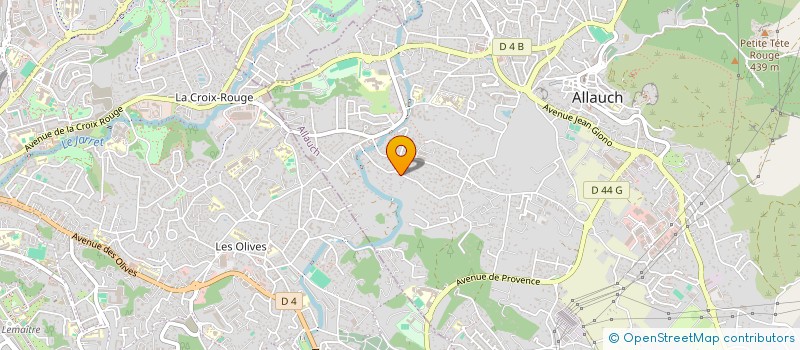 localisation de l'entreprise MALAU  ALLAUCH