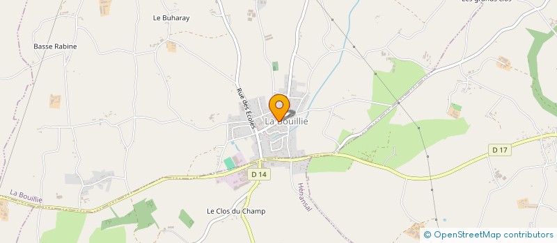 localisation de l'entreprise MALAUDINE à LA BOUILLIE