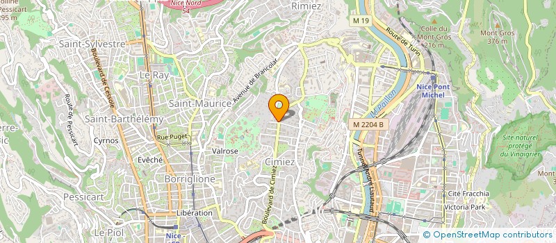 localisation de l'entreprise MALAUDOS à NICE