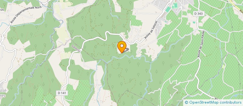 localisation de l'entreprise MALAUDREA  SAINT-JULIEN-DE-PEYROLAS