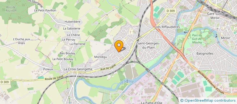 localisation de l'entreprise MALAUDYSOMAT  LE MANS