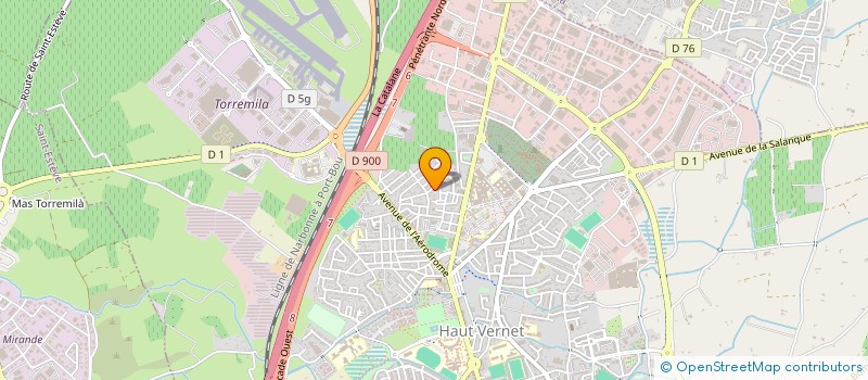 localisation de l'entreprise MALAUJEL  PERPIGNAN