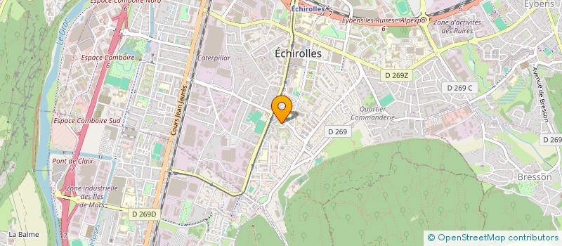 localisation de l'entreprise MALAURE à ECHIROLLES