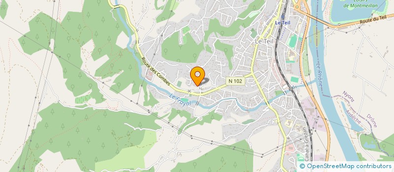 localisation de l'entreprise MALAURE  LE TEIL