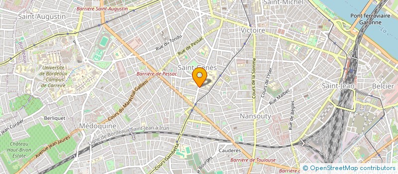 localisation de l'entreprise MALAUZAT GODENECHE à BORDEAUX
