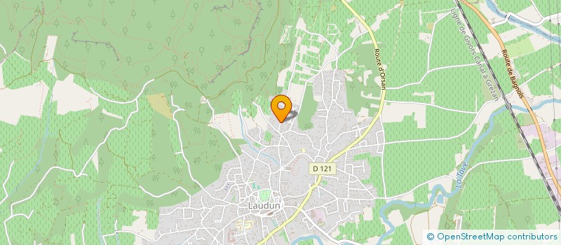 localisation de l'entreprise MALAVRE3C1L  LAUDUN-L'ARDOISE