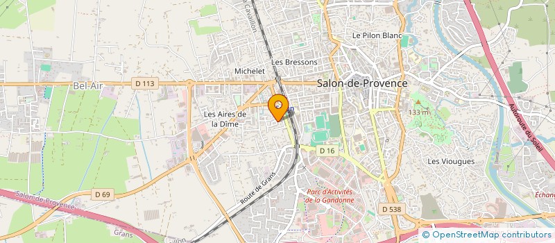 localisation de l'entreprise MALAXEUR VILCHES LOCATION à SALON-DE-PROVENCE