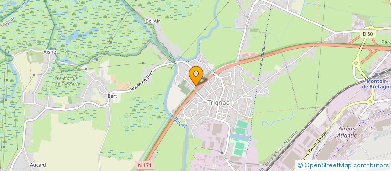 localisation de l'entreprise MALAYA  TRIGNAC