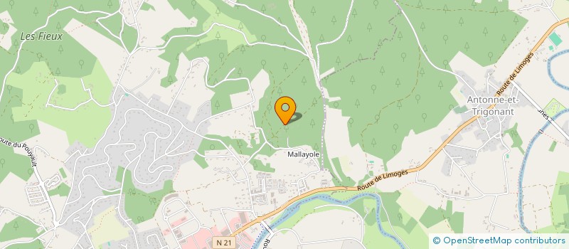 localisation de l'entreprise MALAYOLLE à PERIGUEUX
