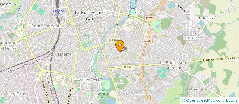 localisation de l'entreprise MALBA  LA ROCHE-SUR-YON